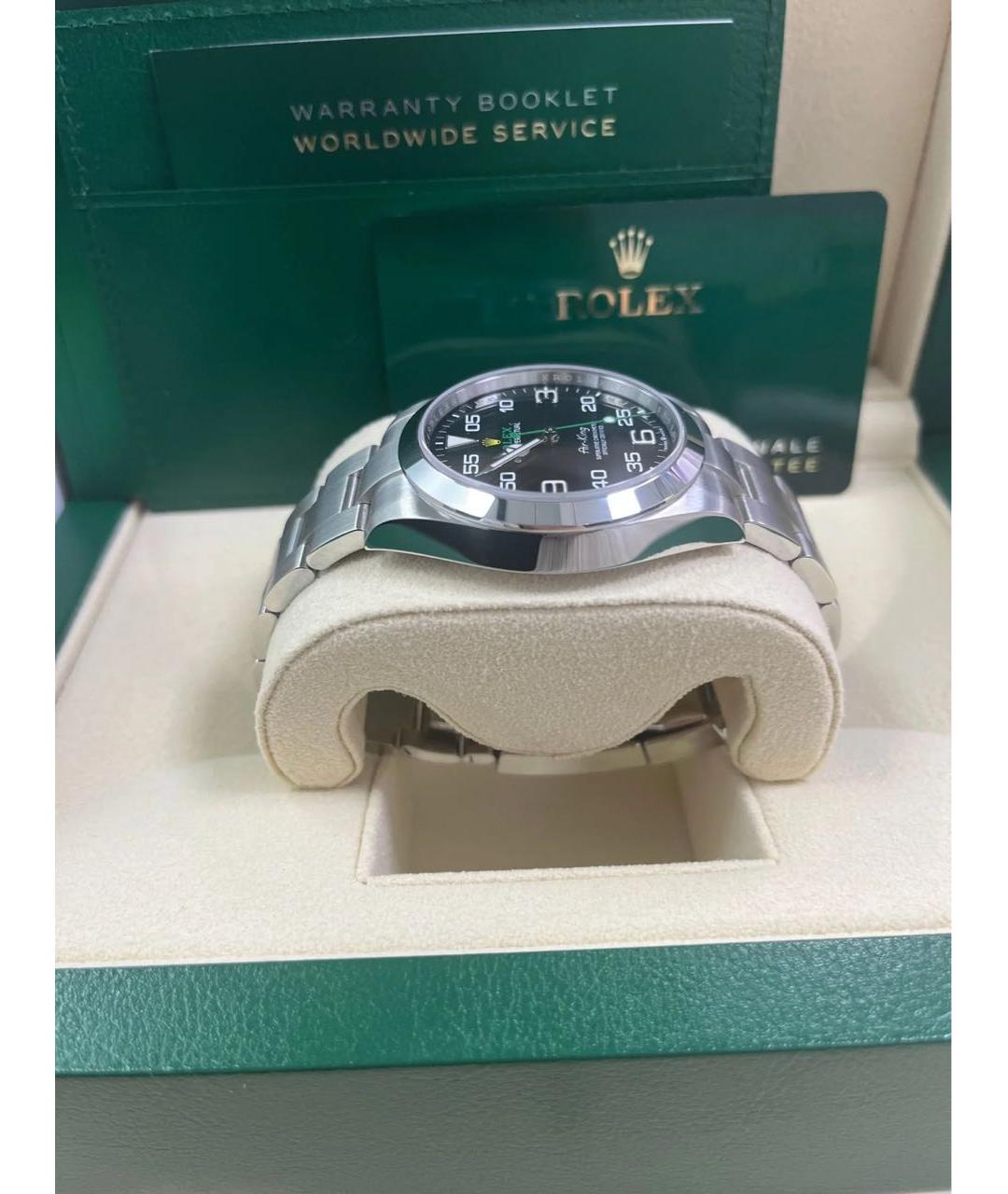 ROLEX Черные часы, фото 4