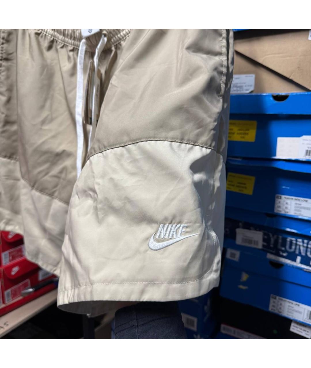 NIKE Бежевые шорты, фото 3