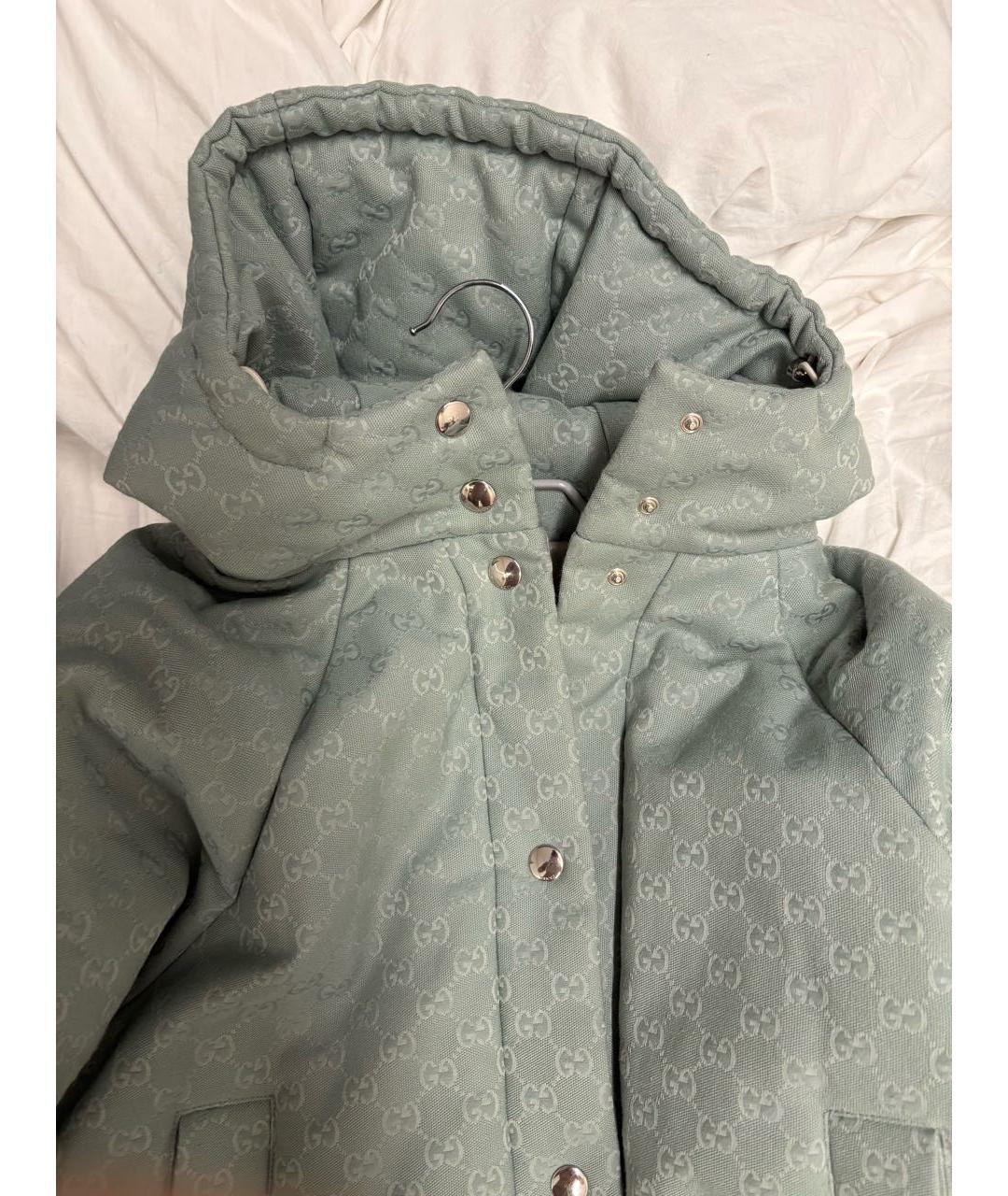 GUCCI Голубая кашемировая куртка, фото 4