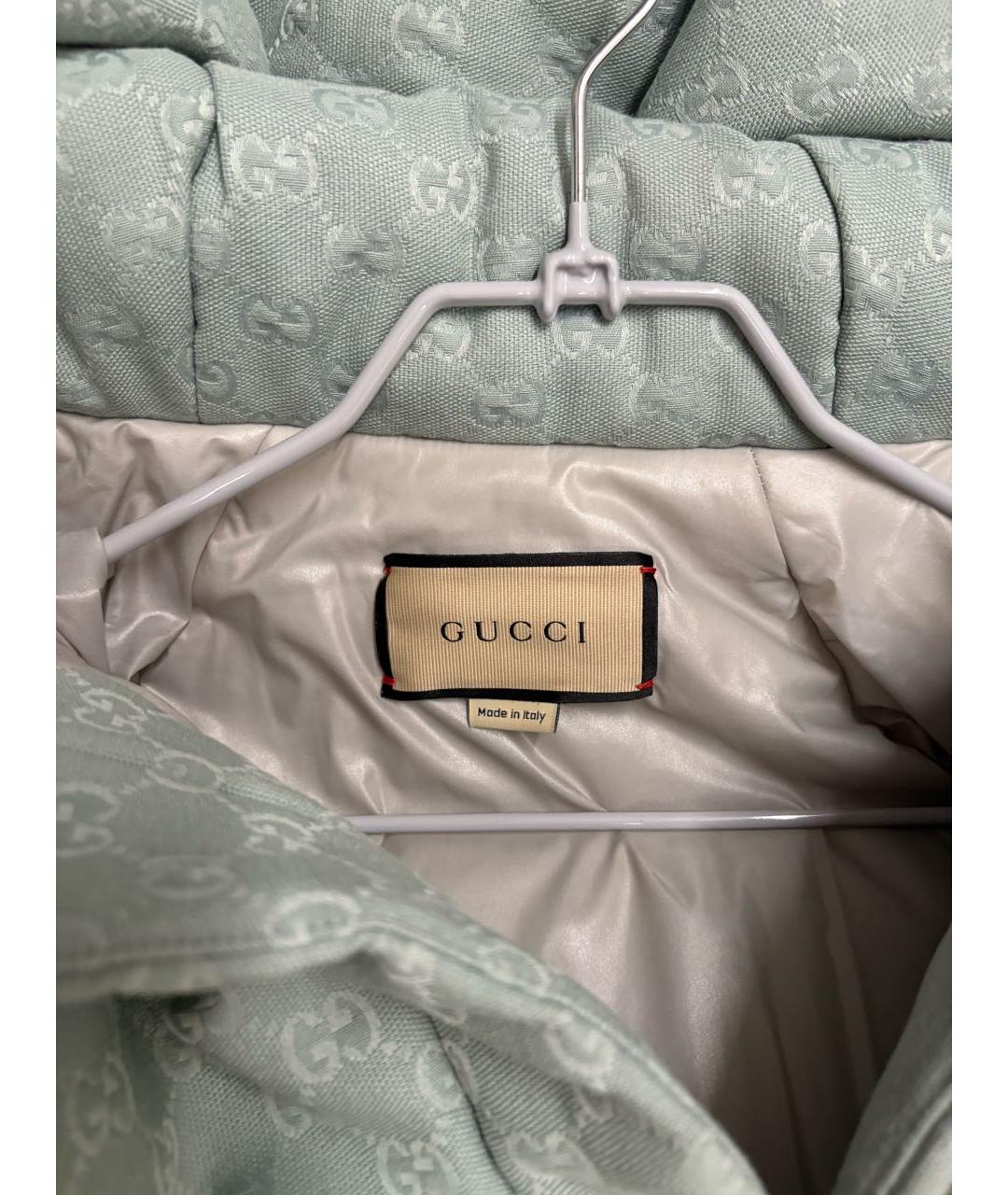 GUCCI Голубая кашемировая куртка, фото 3