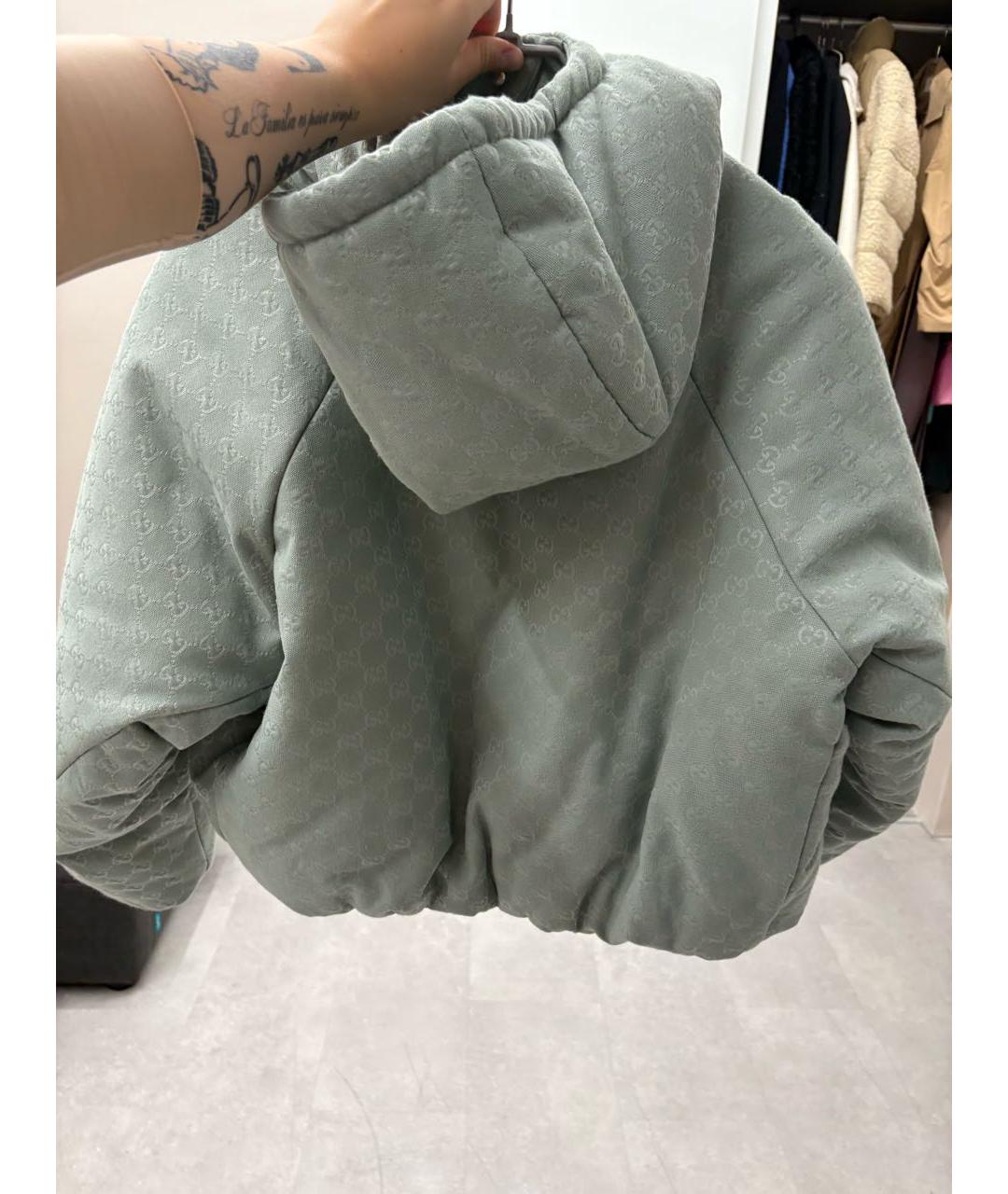 GUCCI Голубая кашемировая куртка, фото 2