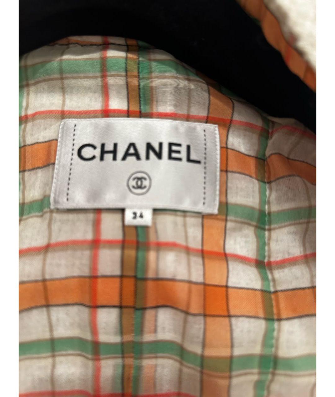 CHANEL Белый полиамидовый жакет/пиджак, фото 5