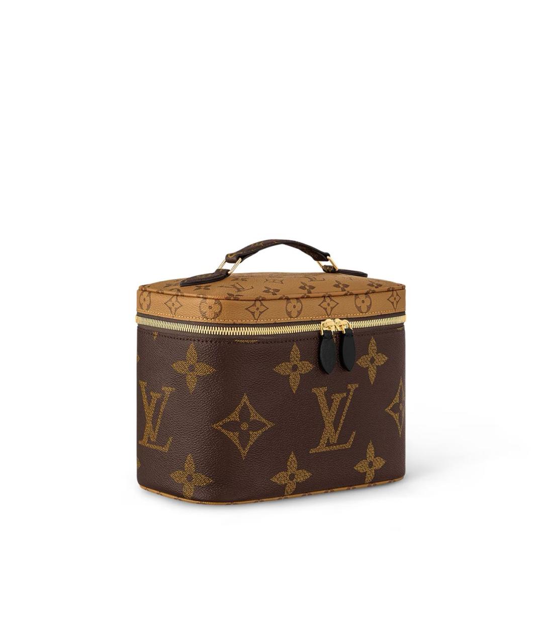LOUIS VUITTON Коричневая косметичка, фото 2