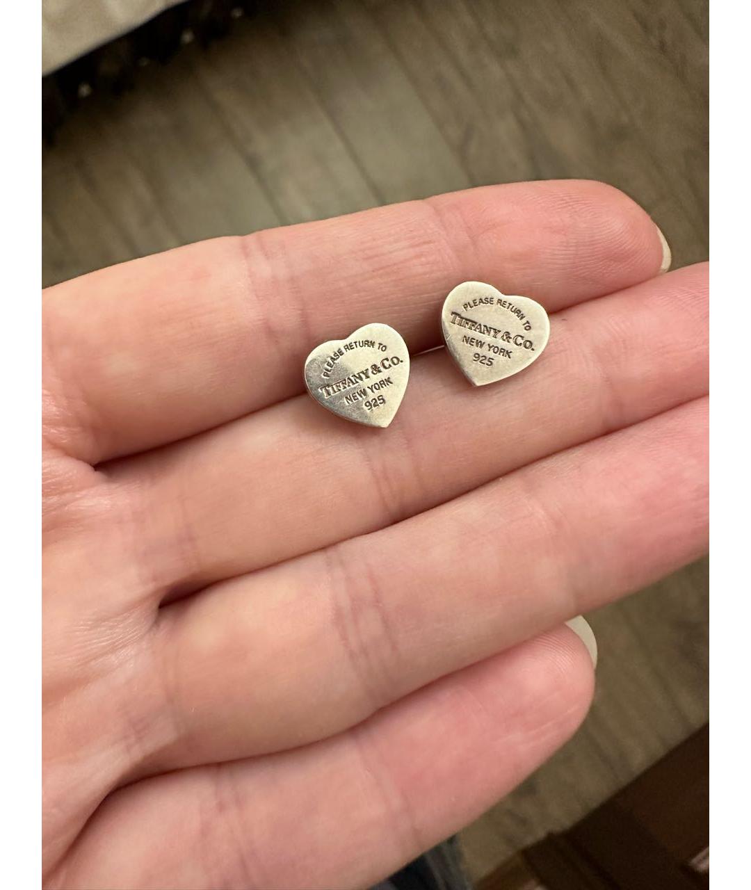 TIFFANY&CO Серебряные серебряные серьги, фото 3