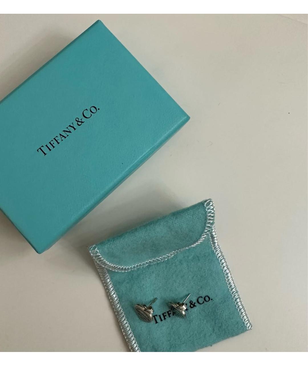 TIFFANY&CO Серебряные серебряные серьги, фото 4