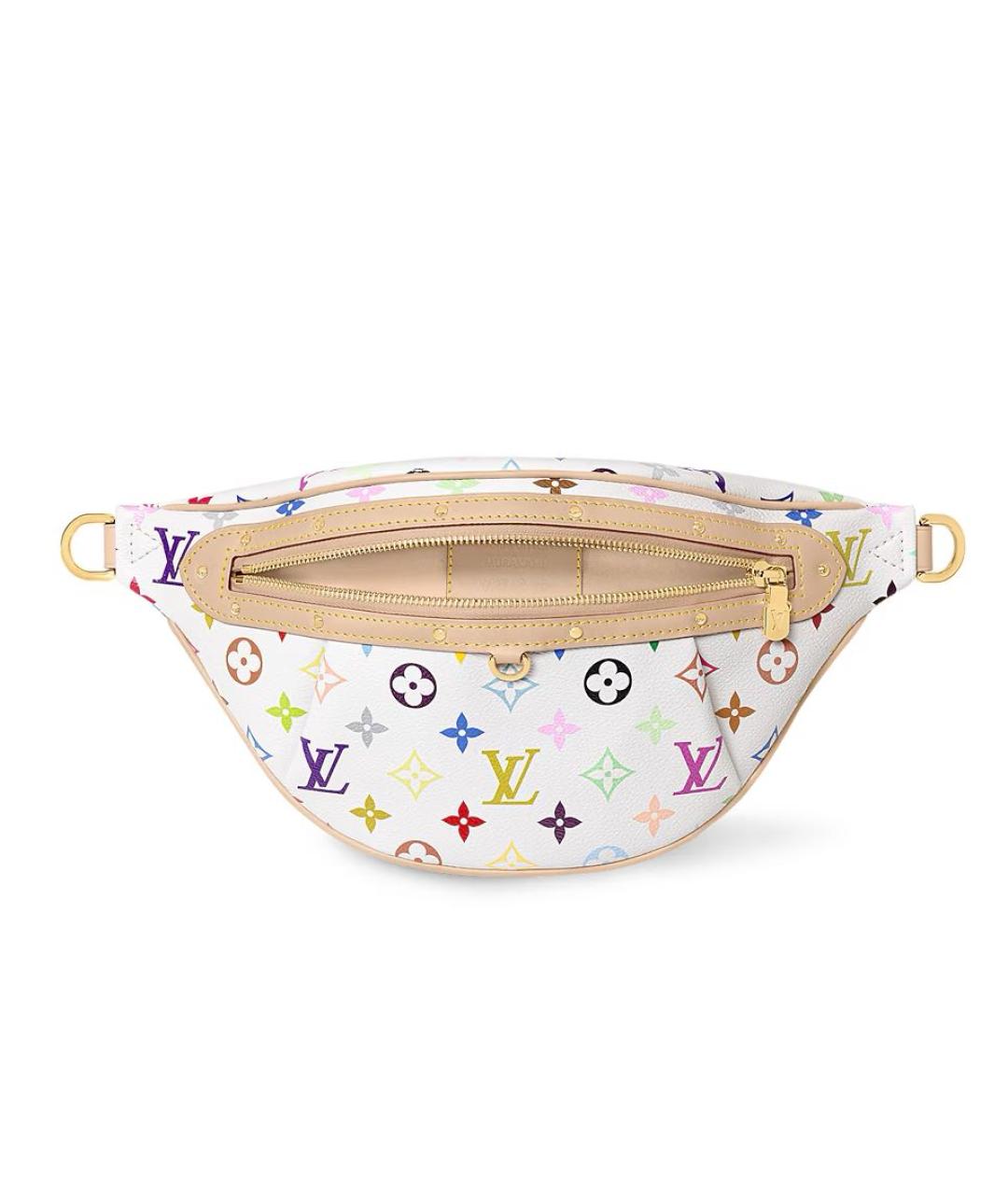 LOUIS VUITTON Белая поясная сумка, фото 4