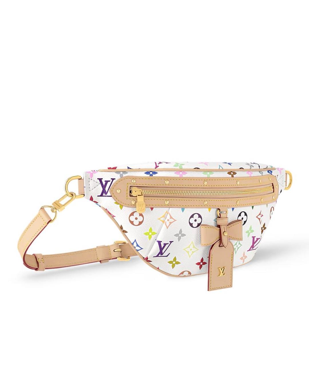 LOUIS VUITTON Белая поясная сумка, фото 3