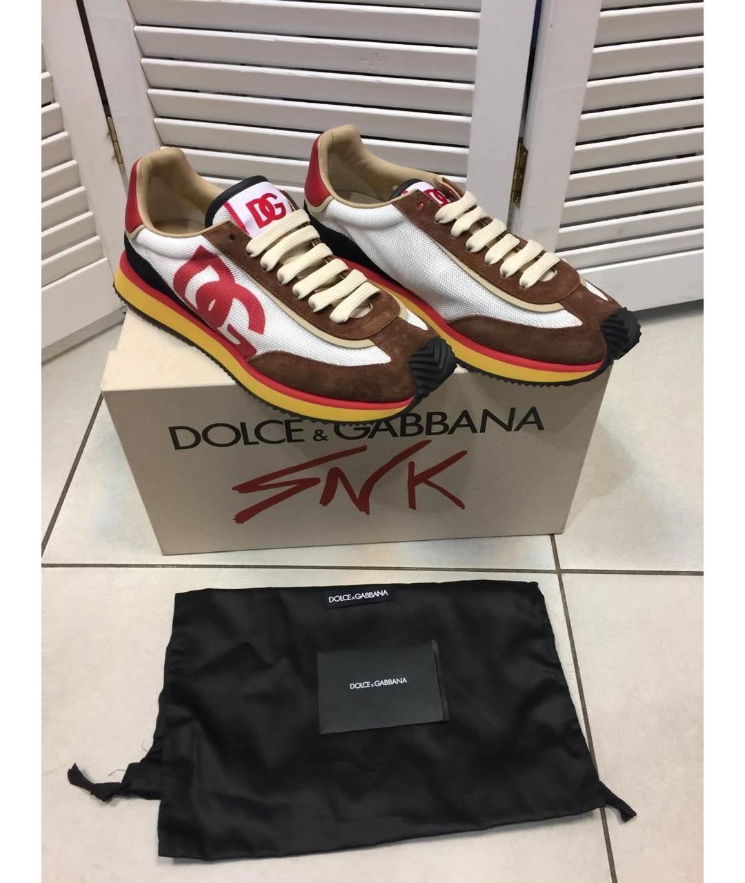 DOLCE&GABBANA Мульти низкие кроссовки / кеды, фото 2