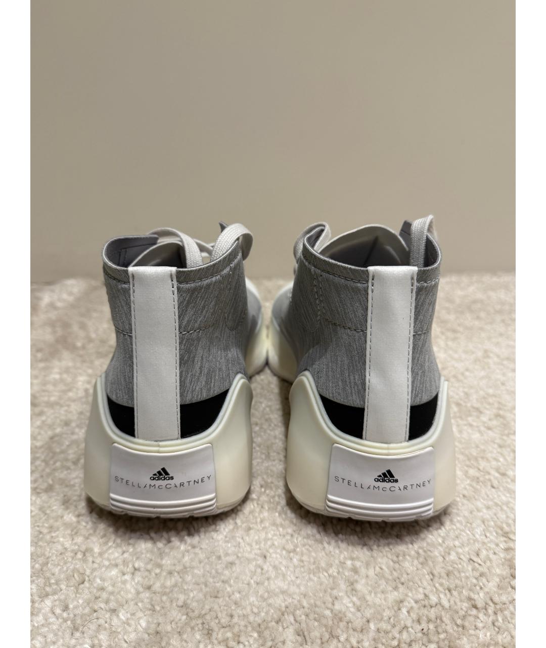 ADIDAS BY STELLA MCCARTNEY Серые текстильные кроссовки, фото 4