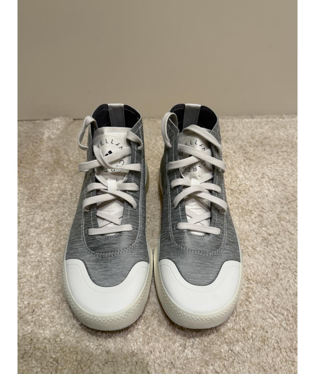 ADIDAS BY STELLA MCCARTNEY Серые текстильные кроссовки, фото 2