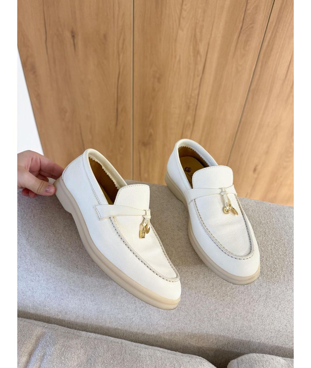 LORO PIANA Кожаные лоферы, фото 2