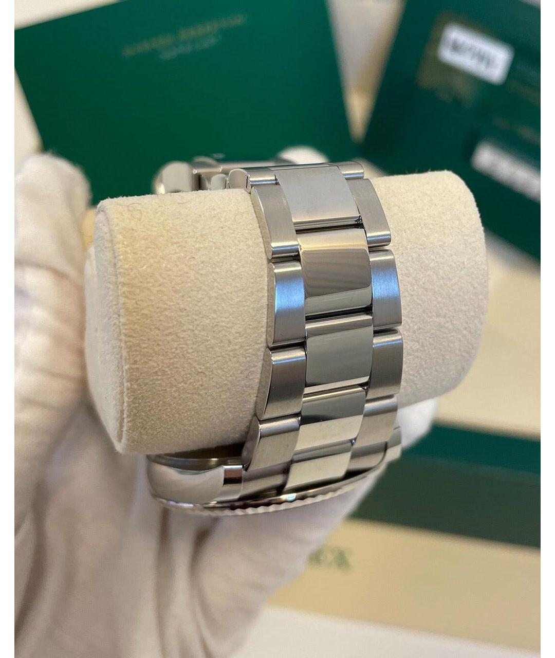 ROLEX Антрацитовые часы из белого золота, фото 4