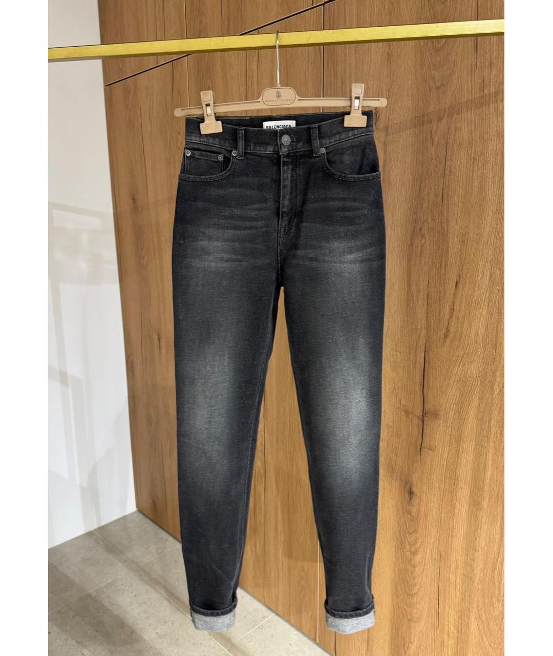 BALENCIAGA Серые джинсы слим, фото 3