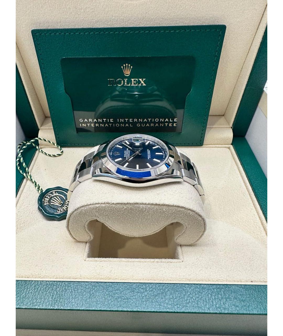 ROLEX Синие часы, фото 4