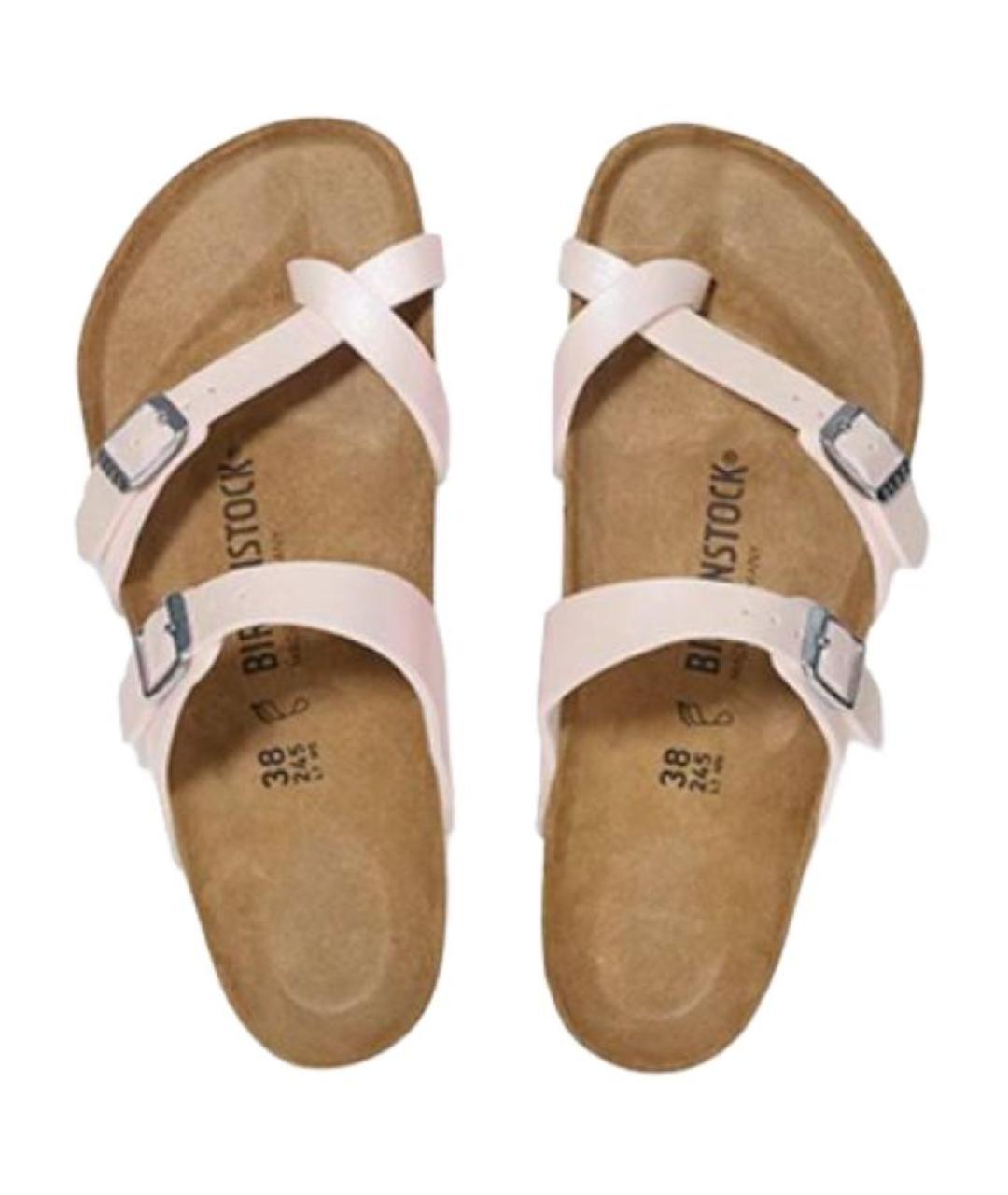 BIRKENSTOCK Розовые шлепанцы, фото 4