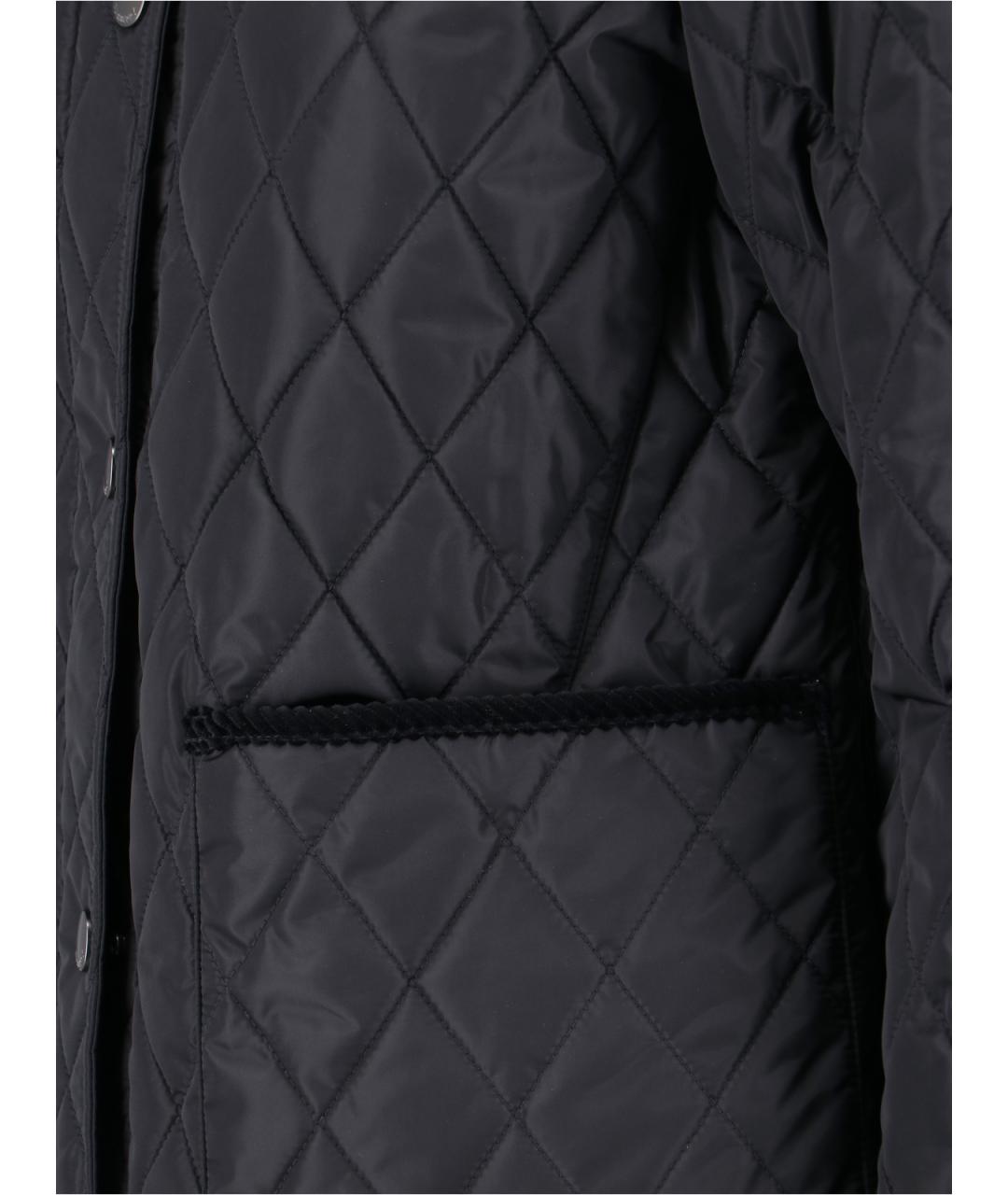 BURBERRY Темно-синяя полиамидовая куртка, фото 3