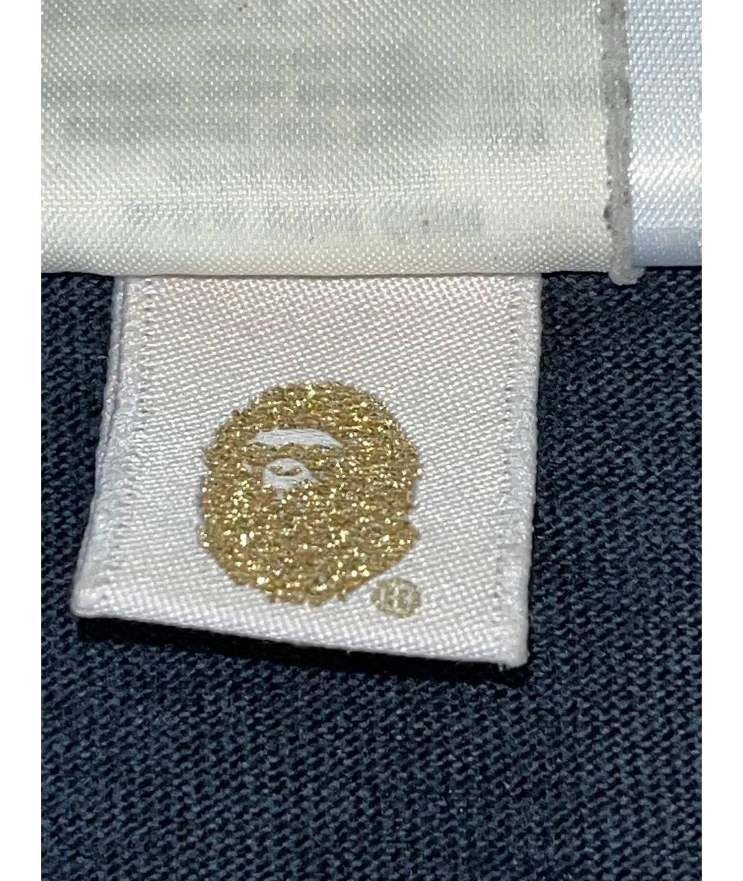 A BATHING APE Черная хлопковая футболка, фото 7