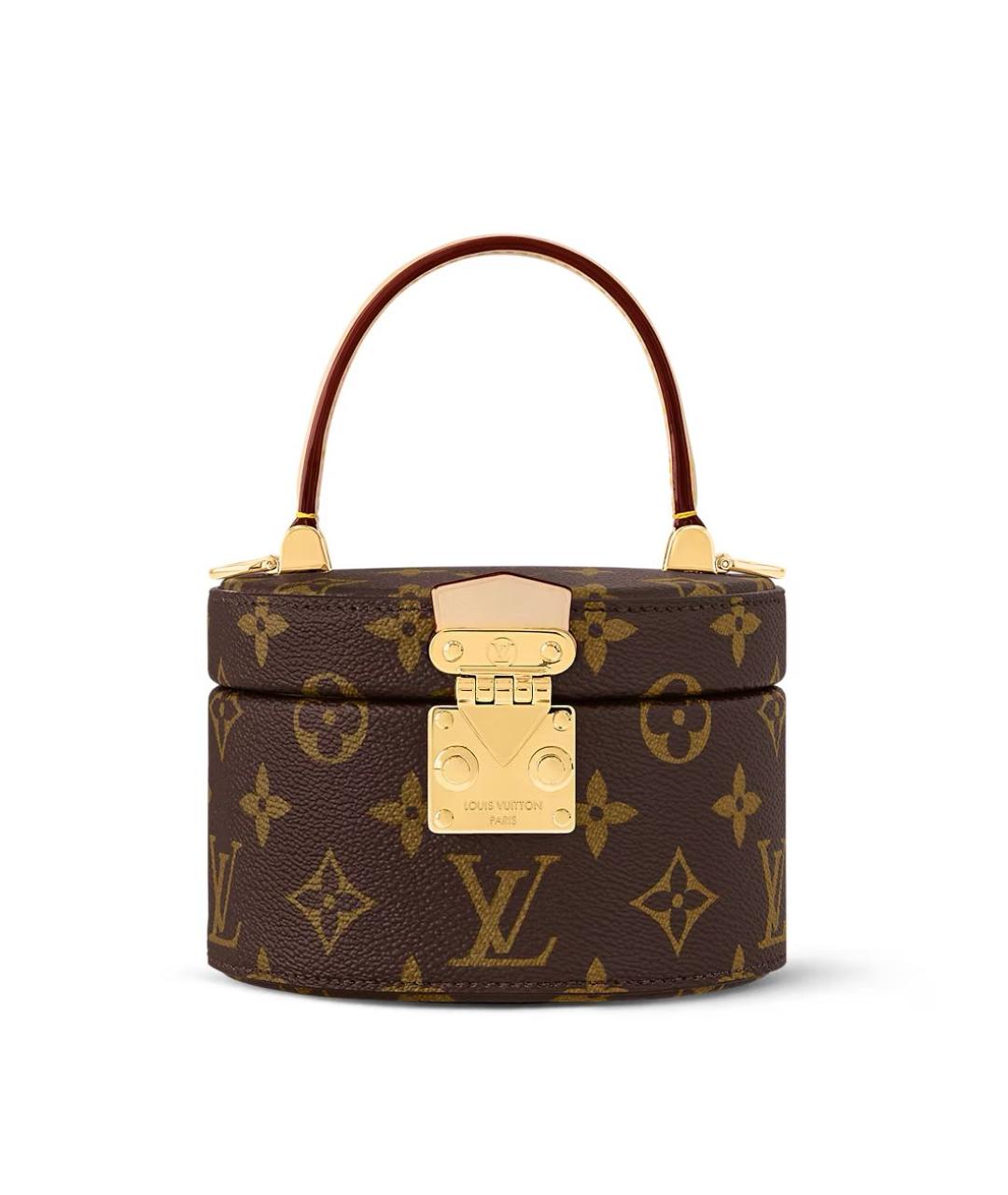 LOUIS VUITTON Коричневая сумка с короткими ручками, фото 7