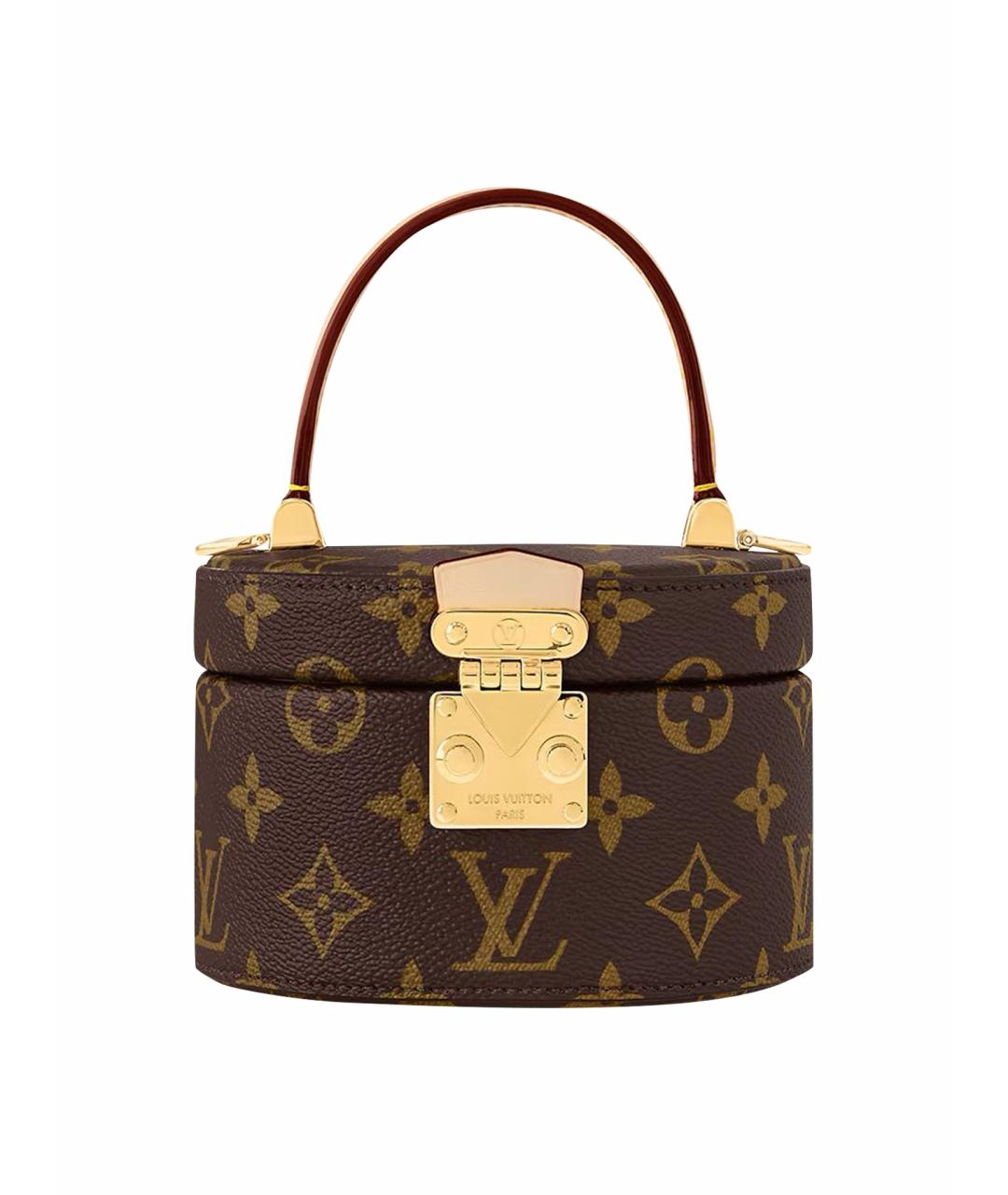 LOUIS VUITTON Коричневая сумка с короткими ручками, фото 1