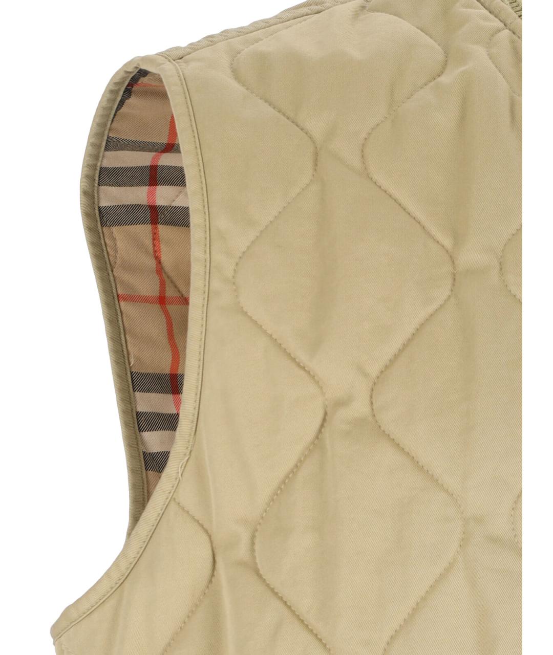BURBERRY Бежевый жилет, фото 4