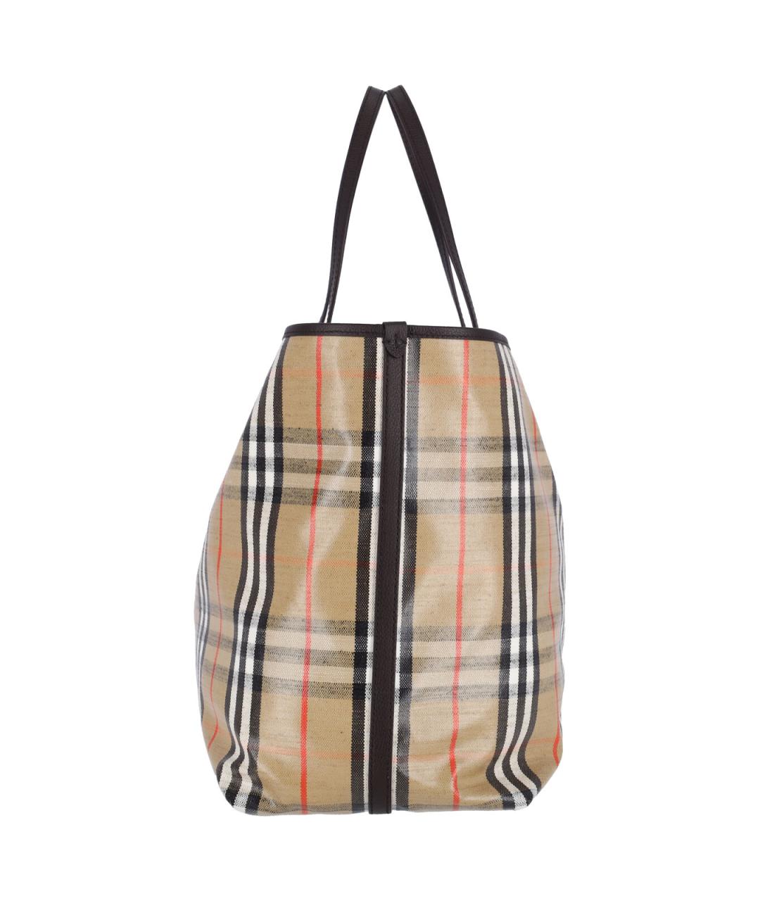 BURBERRY Бежевая сумка тоут, фото 5