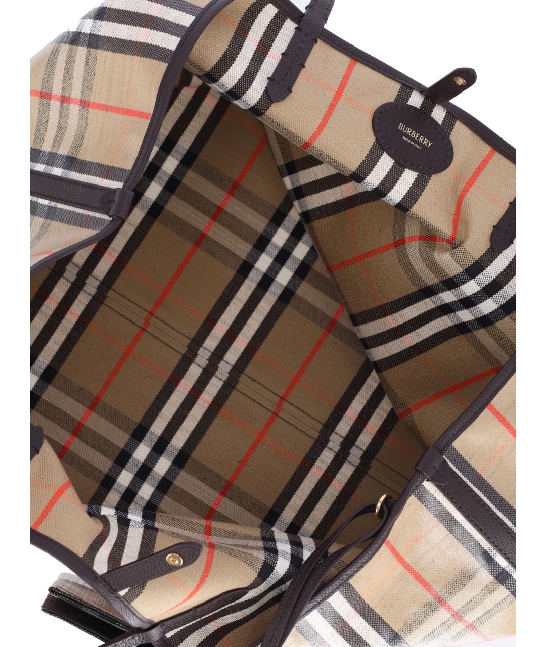 BURBERRY Бежевая сумка тоут, фото 4