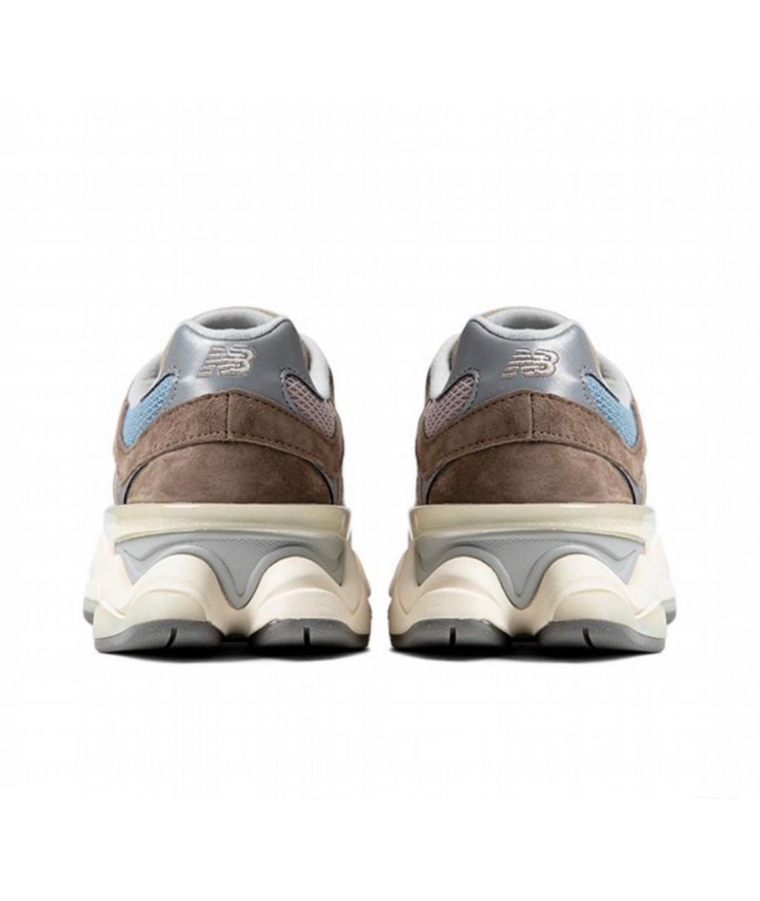 NEW BALANCE Бежевые замшевые низкие кроссовки / кеды, фото 4