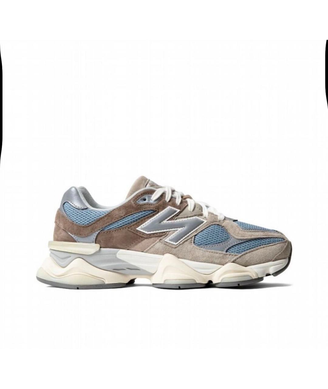 NEW BALANCE Бежевые замшевые низкие кроссовки / кеды, фото 9