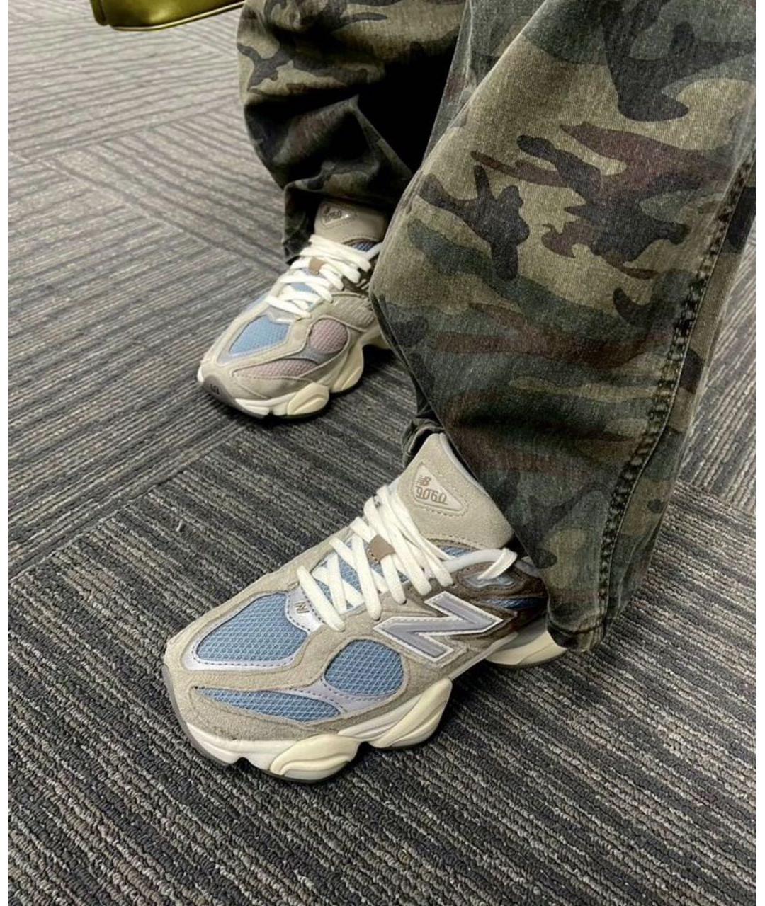 NEW BALANCE Бежевые замшевые низкие кроссовки / кеды, фото 8