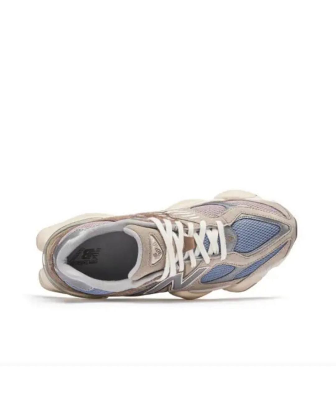 NEW BALANCE Бежевые замшевые низкие кроссовки / кеды, фото 3