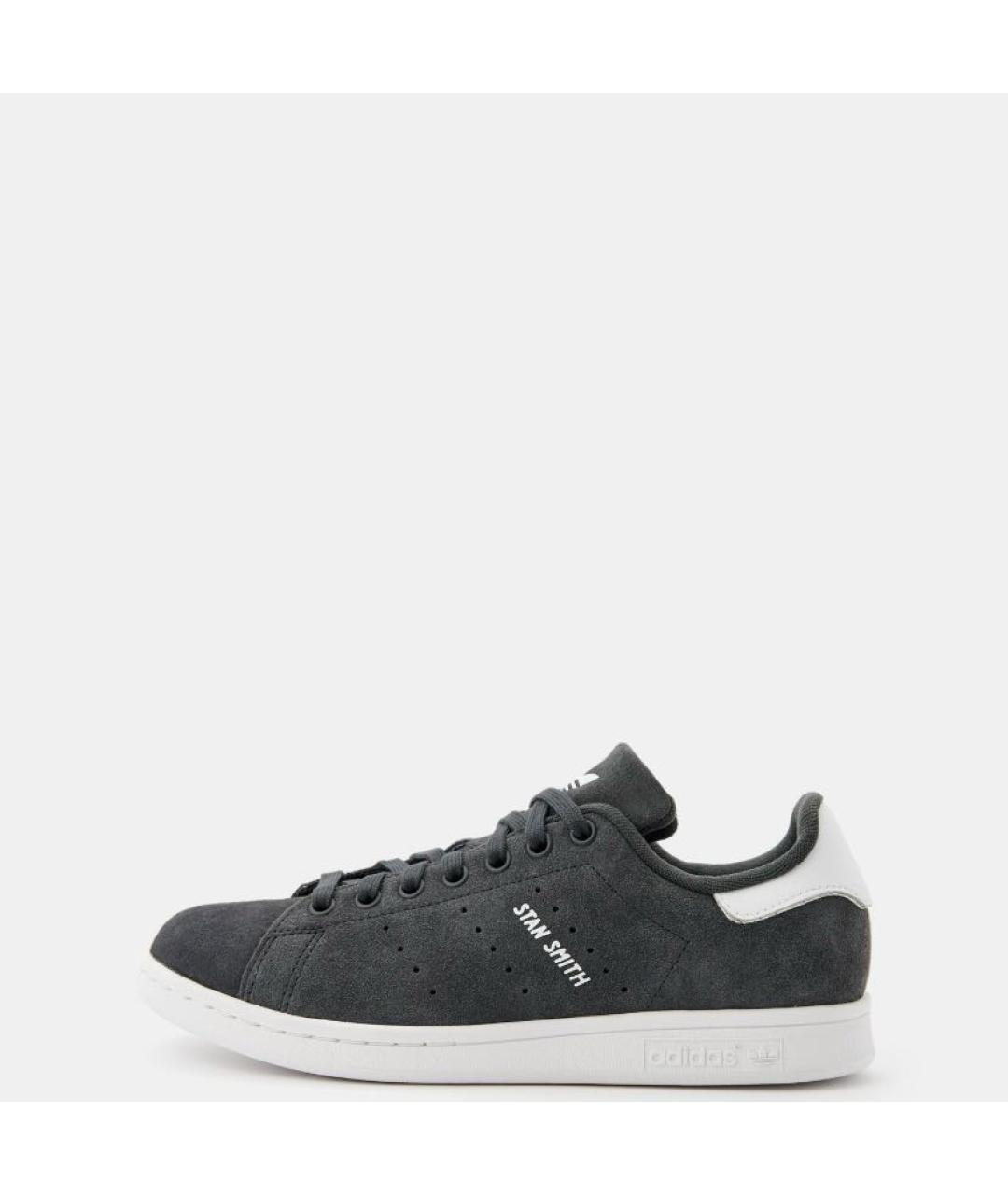 ADIDAS Черные замшевые низкие кроссовки / кеды, фото 2