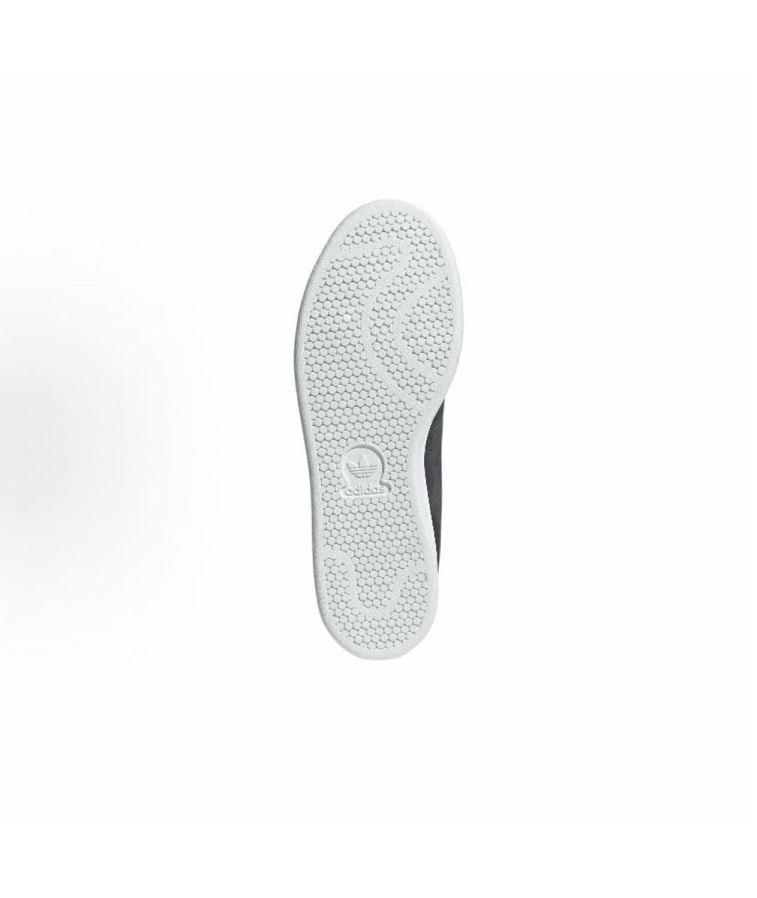 ADIDAS Черные замшевые низкие кроссовки / кеды, фото 7