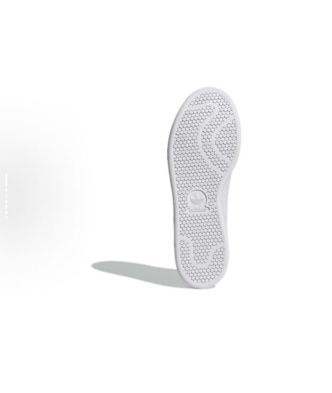 ADIDAS Белые кожаные низкие кроссовки / кеды, фото 5