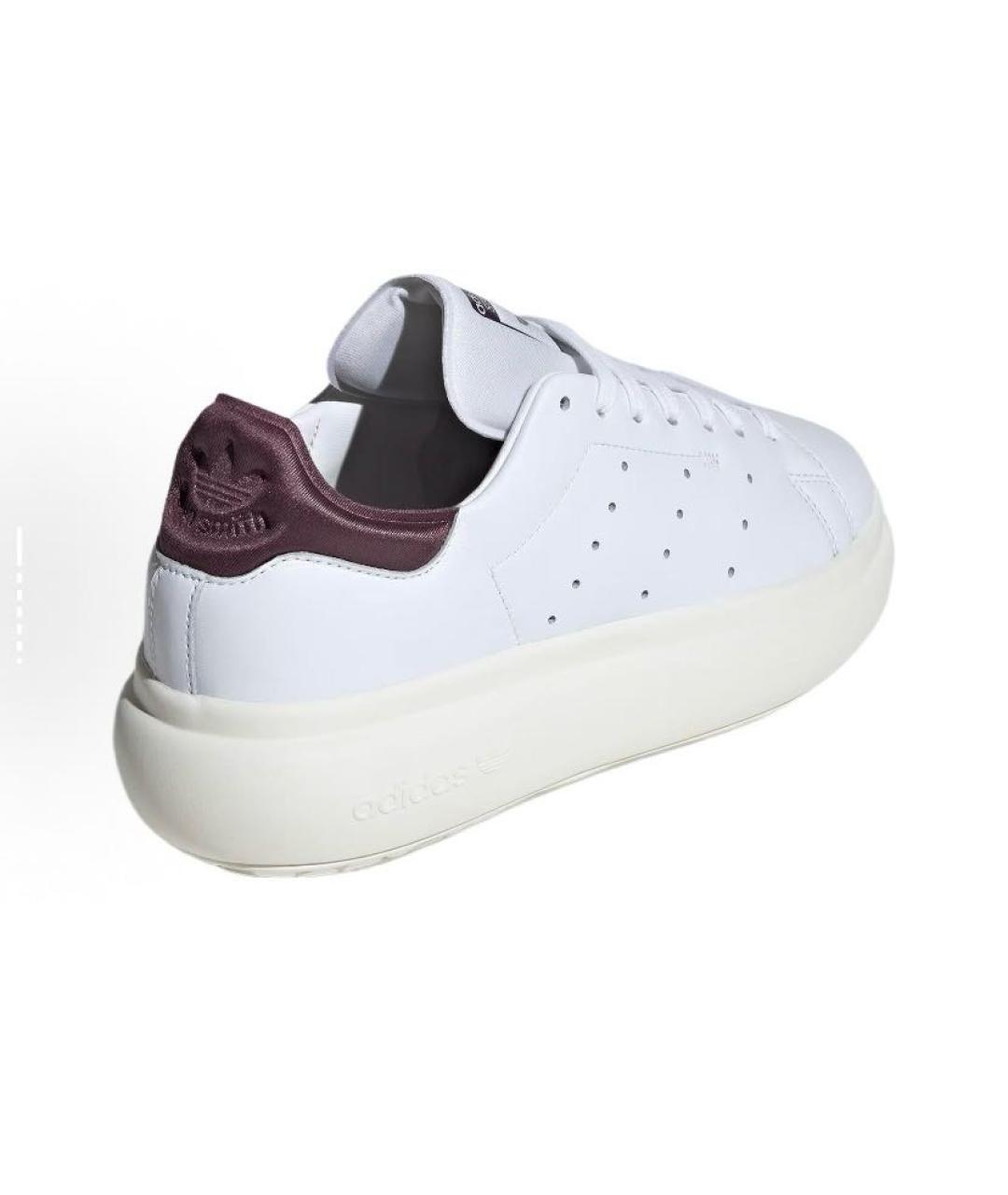 ADIDAS Белые кожаные низкие кроссовки / кеды, фото 4