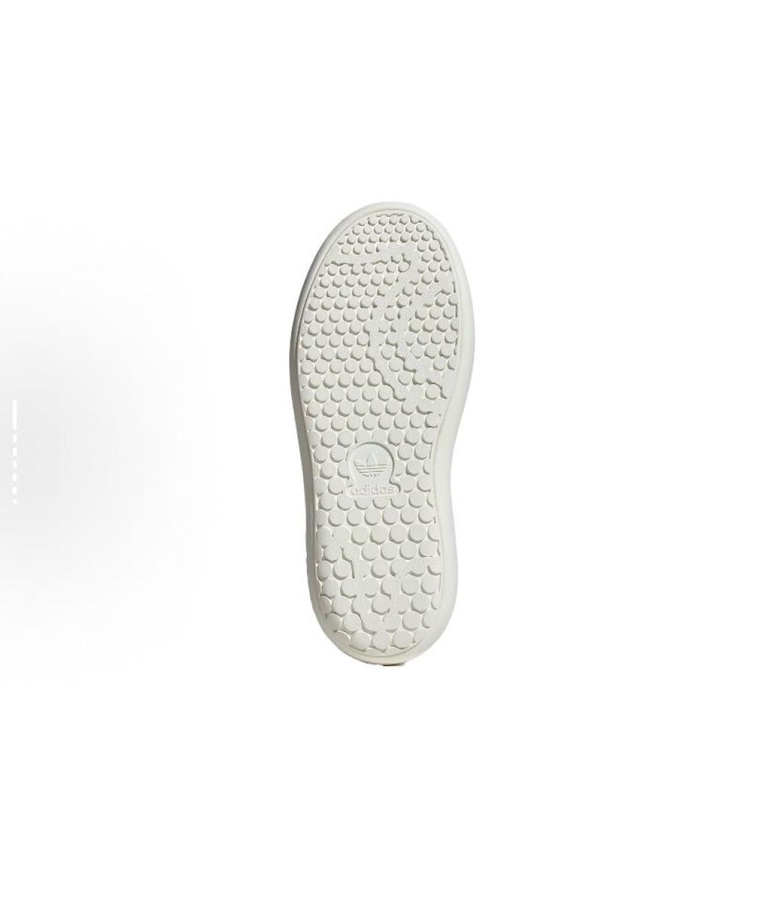 ADIDAS Белые кожаные низкие кроссовки / кеды, фото 6