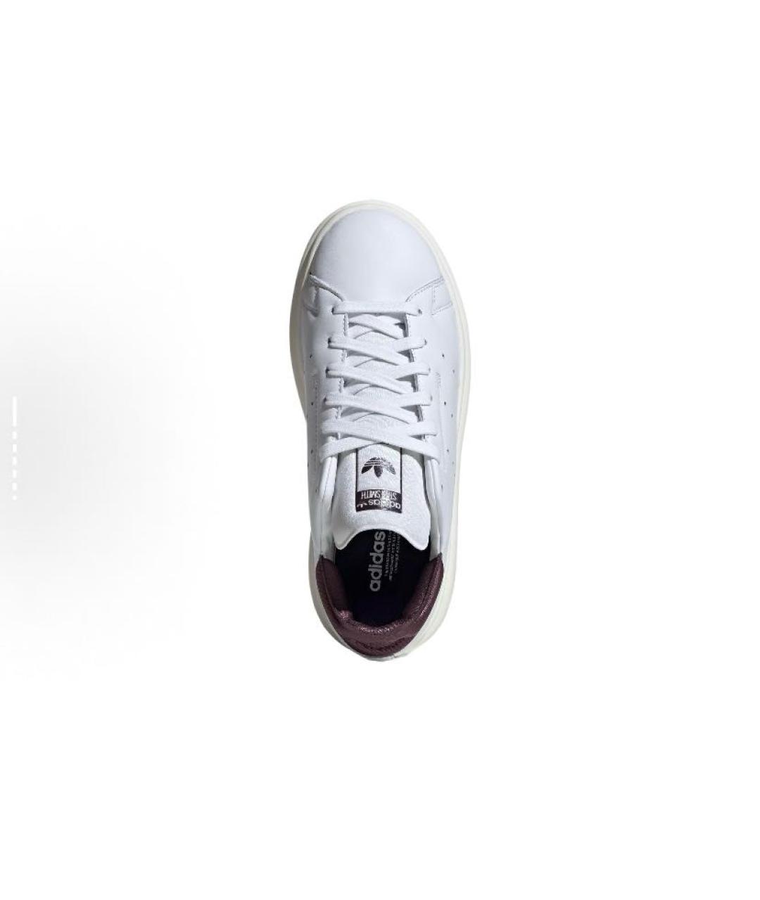ADIDAS Белые кожаные низкие кроссовки / кеды, фото 5