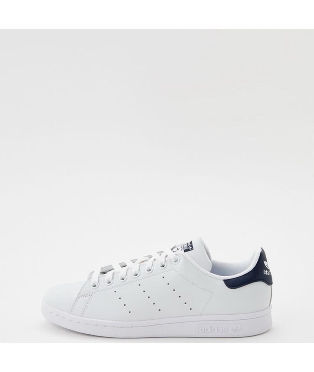 ADIDAS Белые кожаные низкие кроссовки / кеды, фото 2