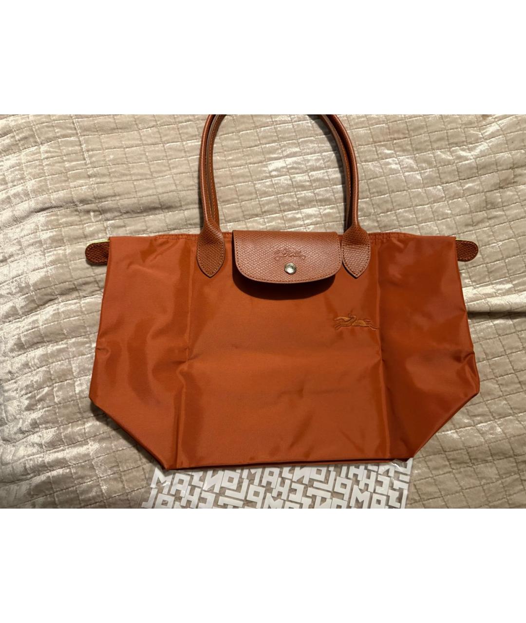 LONGCHAMP Коричневая сумка тоут, фото 3