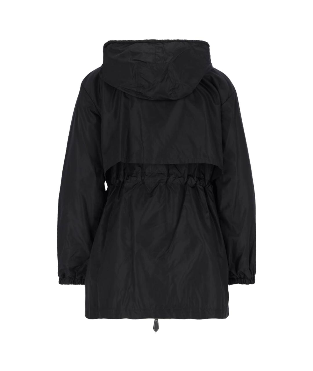 BURBERRY Черная полиамидовая куртка, фото 2