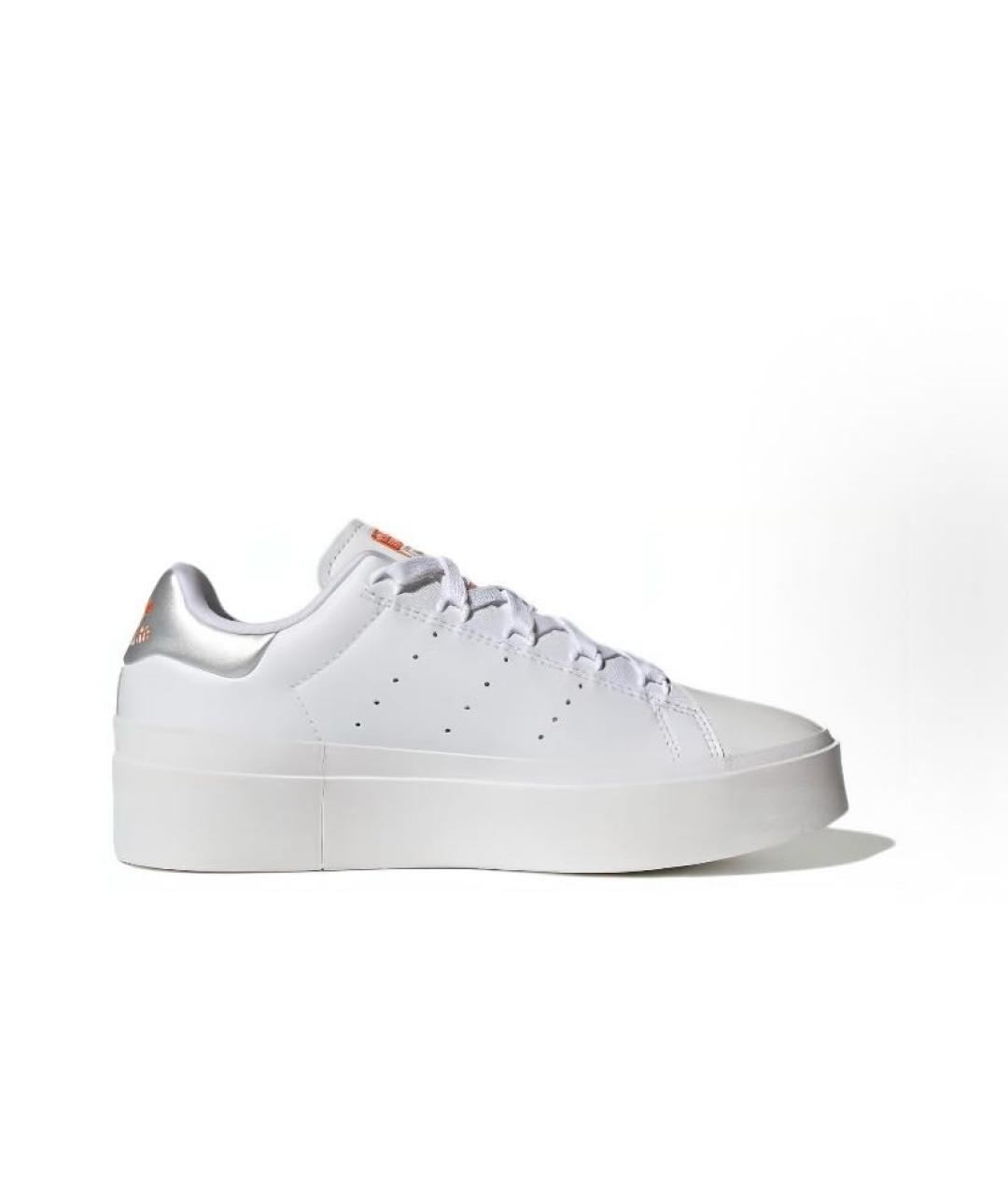 ADIDAS Белые кожаные низкие кроссовки / кеды, фото 6