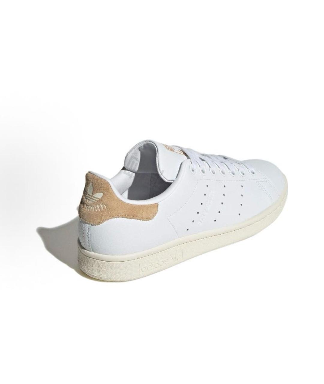 ADIDAS Белые кожаные низкие кроссовки / кеды, фото 5