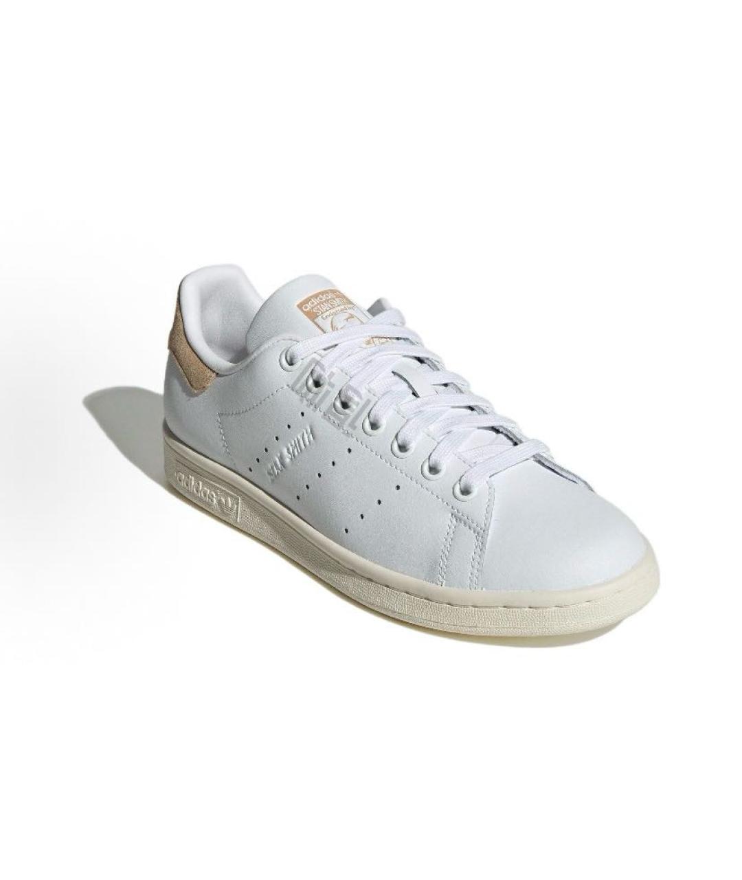 ADIDAS Белые кожаные низкие кроссовки / кеды, фото 4