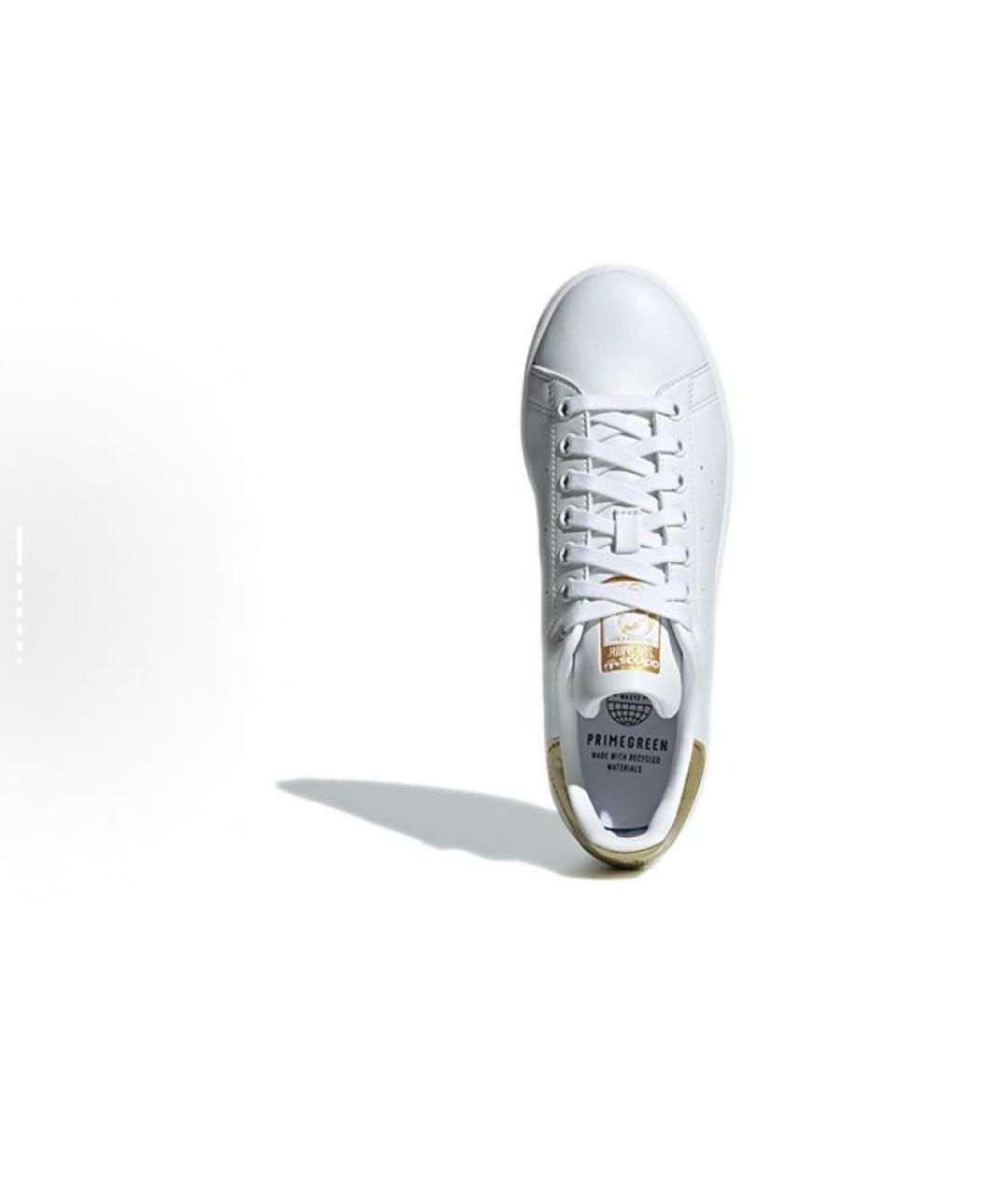ADIDAS Белые кожаные низкие кроссовки / кеды, фото 4