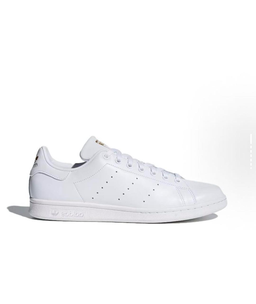 ADIDAS Белые кожаные низкие кроссовки / кеды, фото 7