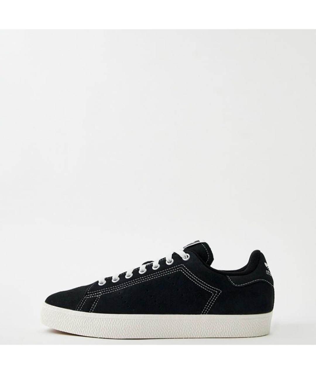 ADIDAS Черные замшевые низкие кроссовки / кеды, фото 2