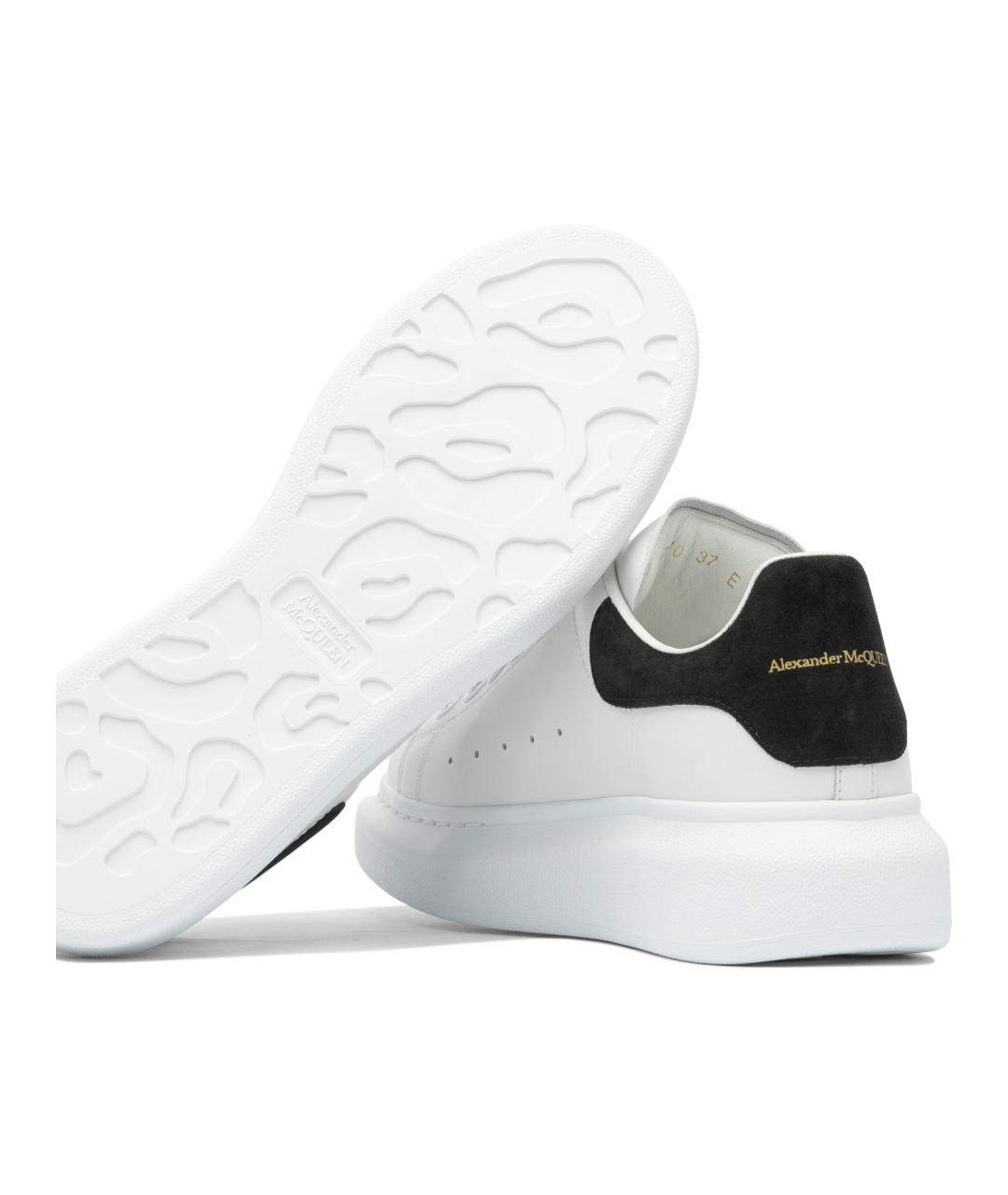 ALEXANDER MCQUEEN Белые кожаные кроссовки, фото 5