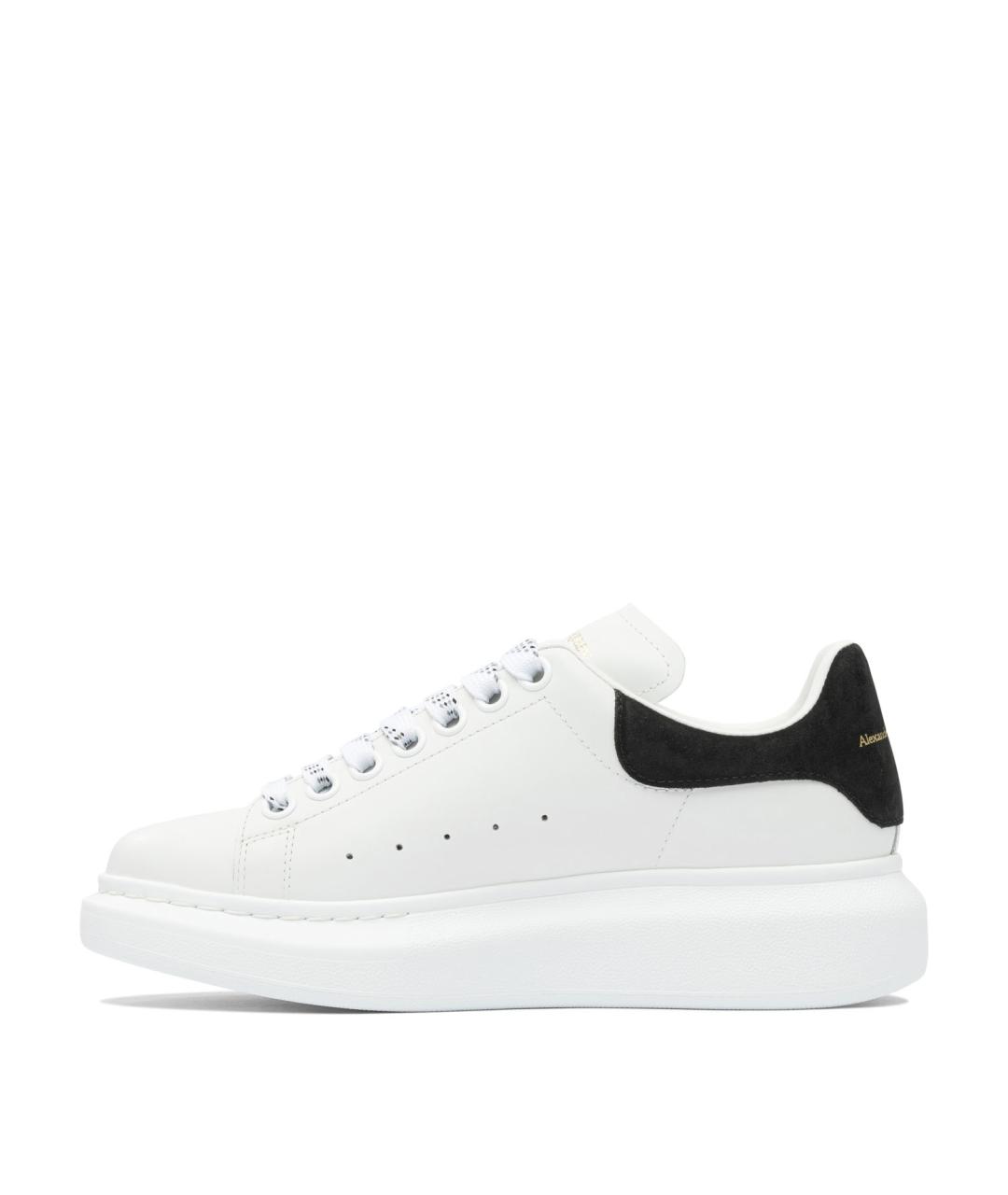 ALEXANDER MCQUEEN Белые кожаные кроссовки, фото 3