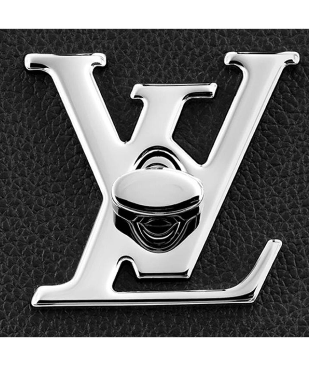 LOUIS VUITTON Черная сумка с короткими ручками, фото 4