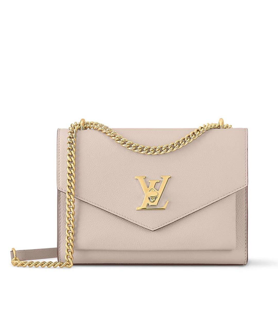 LOUIS VUITTON Бежевая сумка с короткими ручками, фото 9