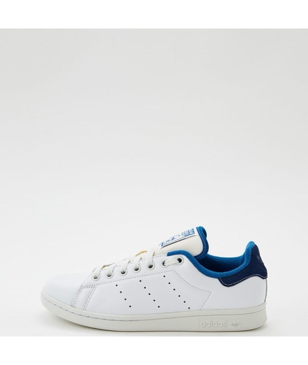 ADIDAS Белые кожаные низкие кроссовки / кеды, фото 2